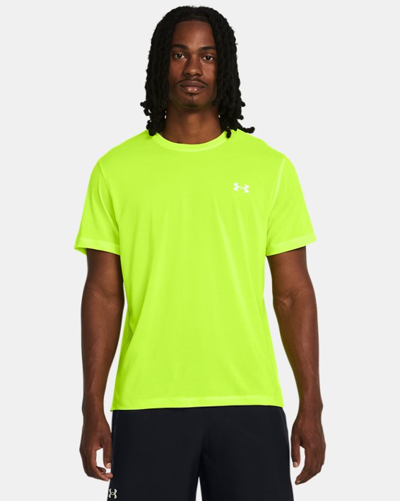 Men's UA Launch Short Sleeve, Green, pdpMainDesktop image number 0